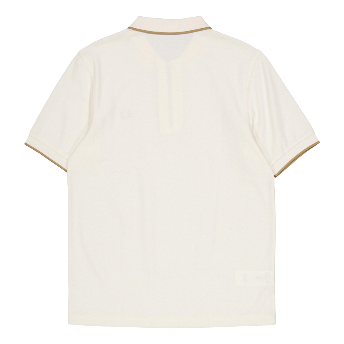Crepe Pique Zip Neck Shirt 560 Ecru