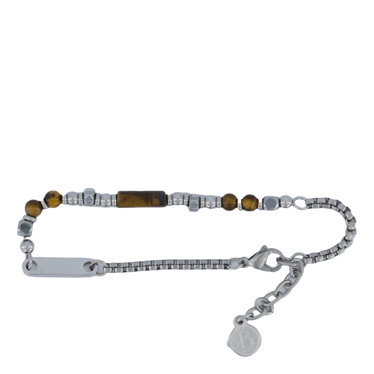 Bracelet Steel/brown
