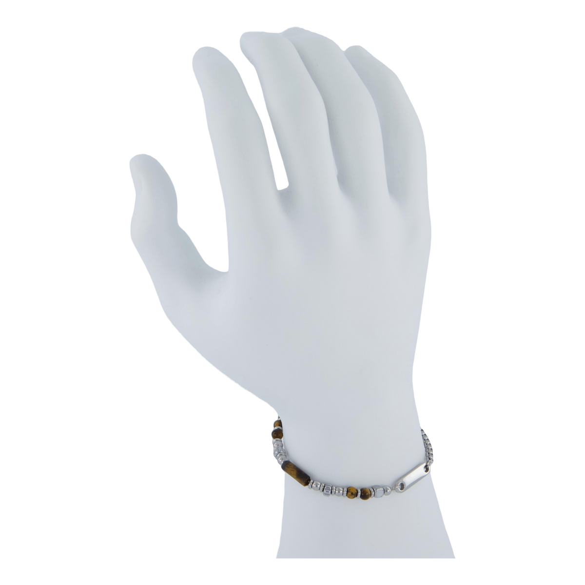 Bracelet Steel/brown