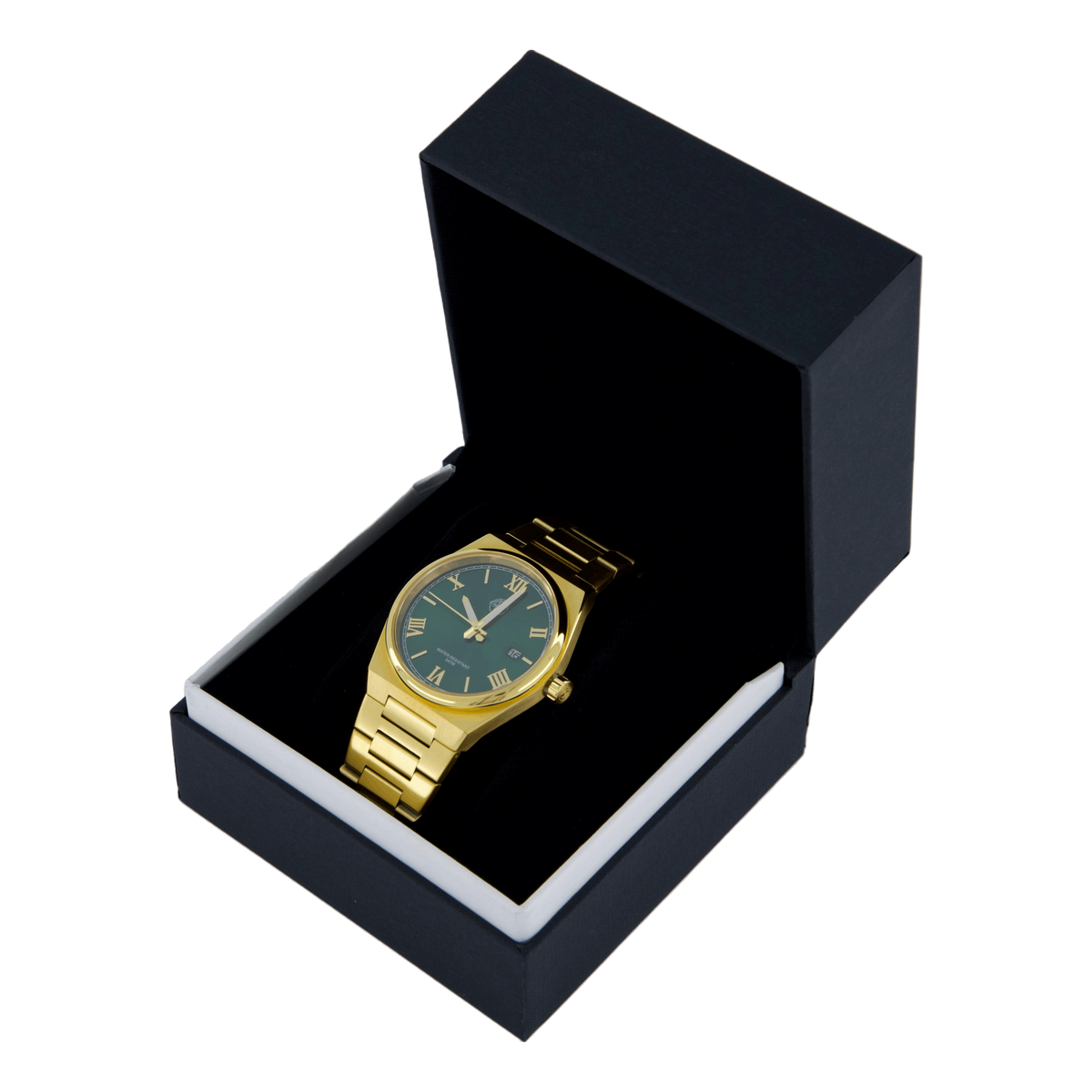 Elias Watch Green/fgold