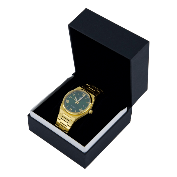 Elias Watch Green/fgold