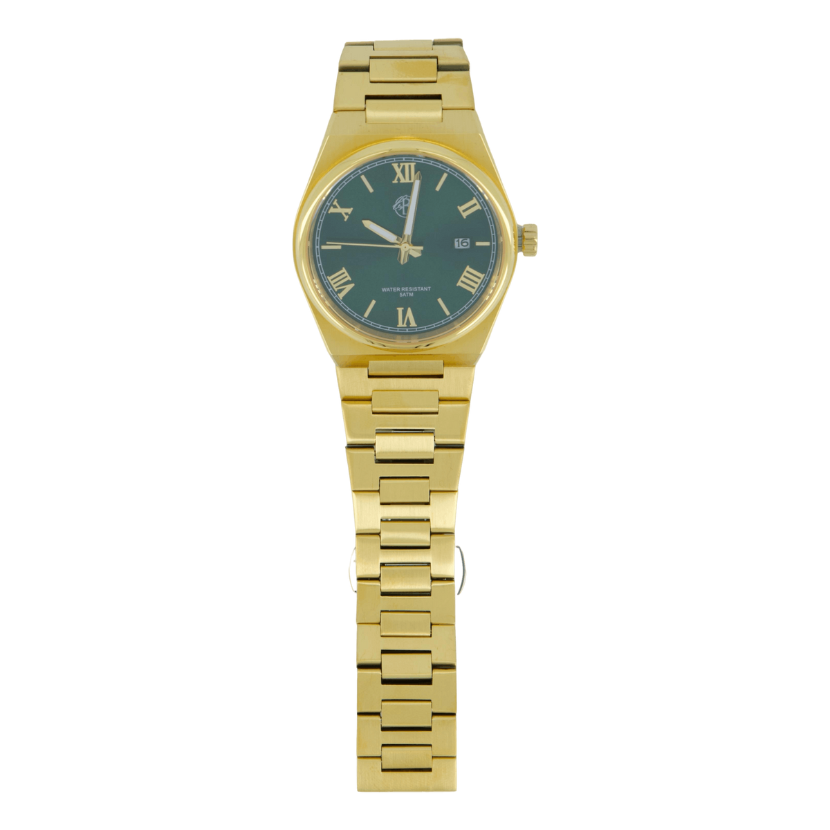 Elias Watch Green/fgold