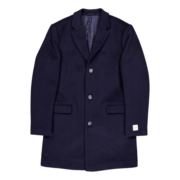 Fine Wool Blend Coat Chw Night Sky