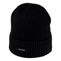 Classic Cotton Rib Beanie Beh Ck Black