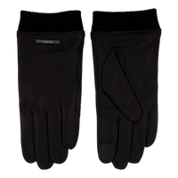 Leather Warm Lined Gloves Beh Ck Black