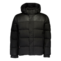 Mix Down Hooded Puffer Jacket