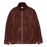 T7 Oversized Velour Track Jack Brown