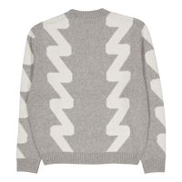 Tom Cardigan Ax5 Grey Melange Wave