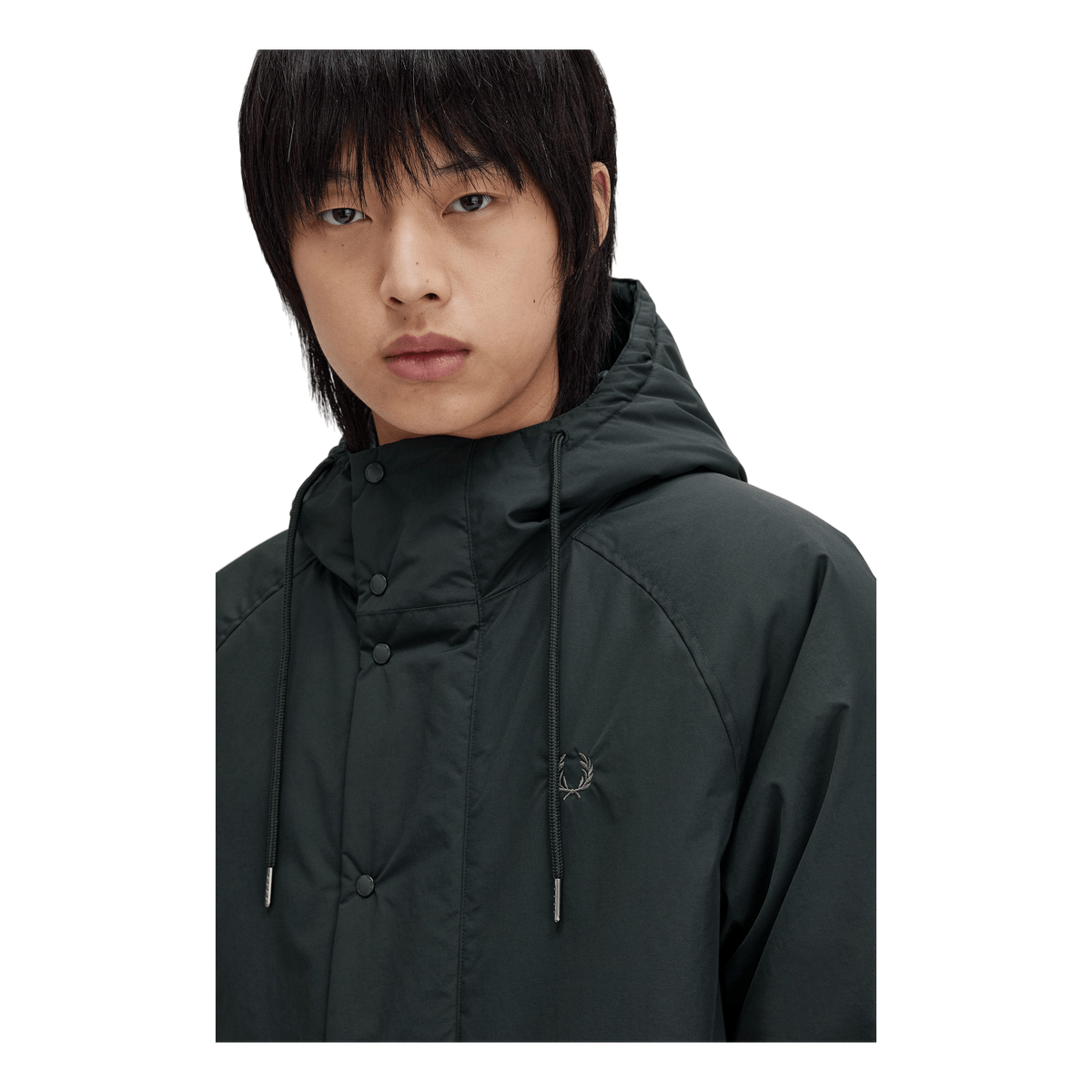 Padded Zip Through Jkt Q20 Night Green