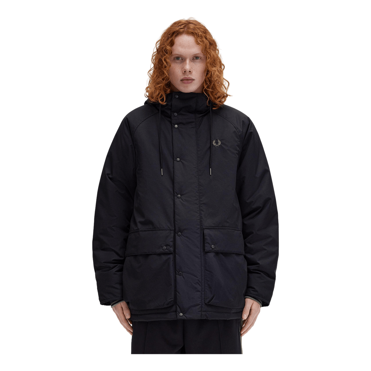 Padded Zip Through Jkt 102 Black