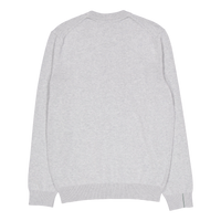 Monochrome Cotton Crew Neck Sw Cca Silver Chine