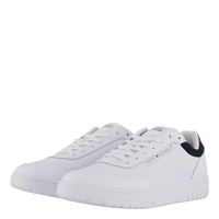 Mixed Texture Basketball Trainers