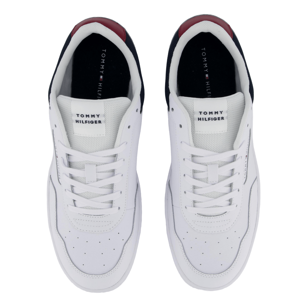 Mixed Texture Basketball Trainers