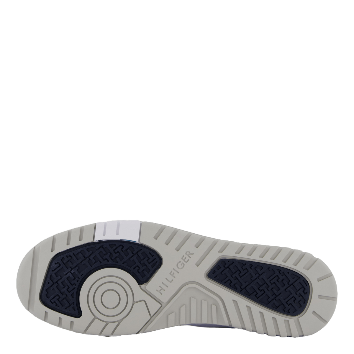Leather Mixed Texture Basketball Trainers