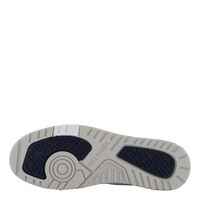Leather Mixed Texture Basketball Trainers