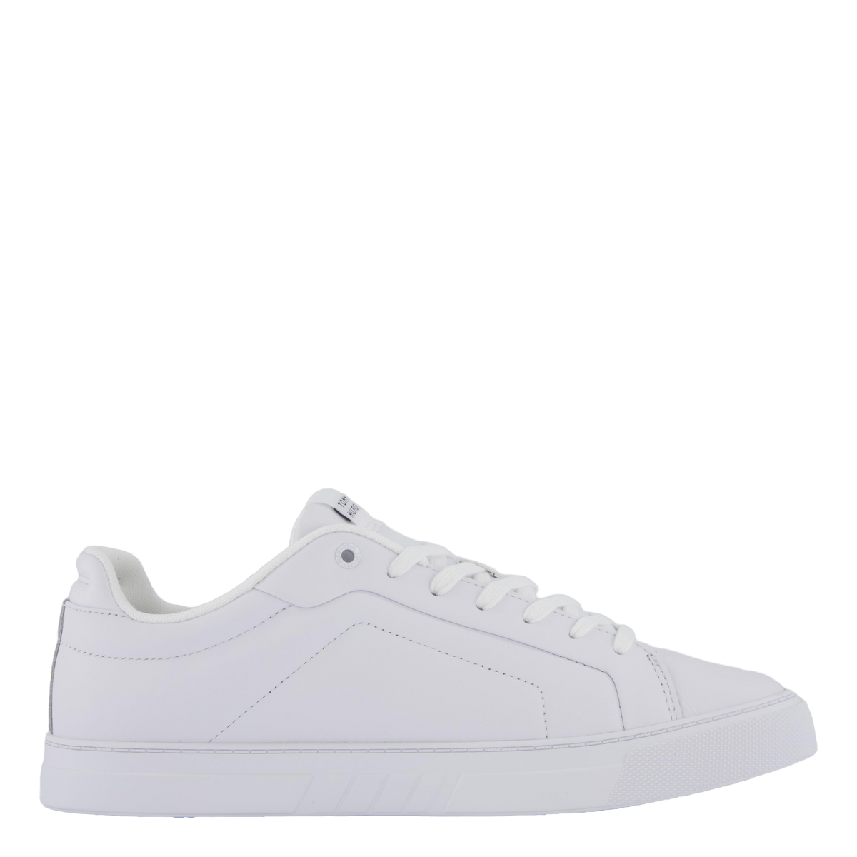 Icon Flag Embroidery Leather Court Trainers