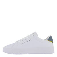 Contrast Heel Court Trainers
