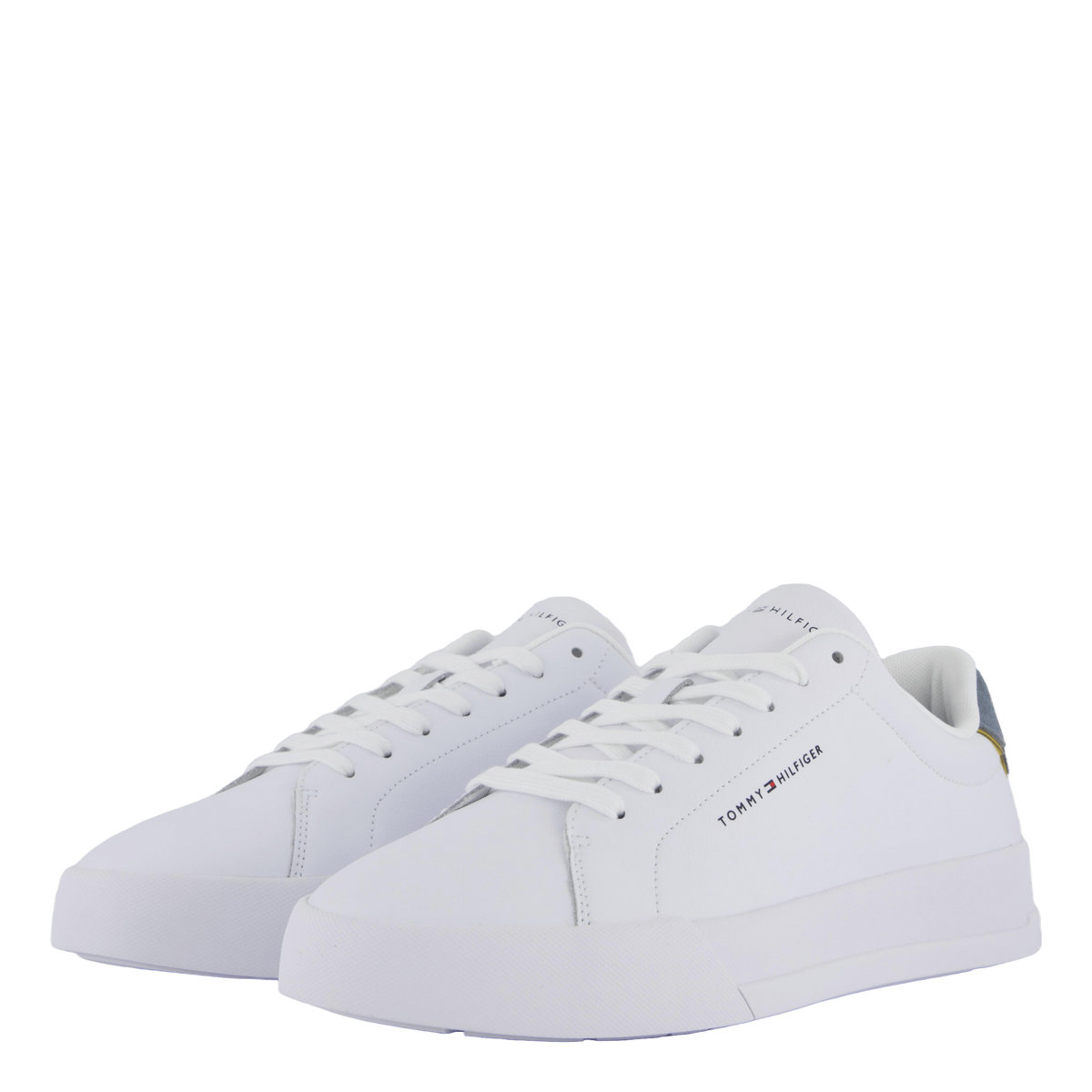 Contrast Heel Court Trainers