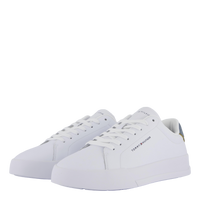 Contrast Heel Court Trainers
