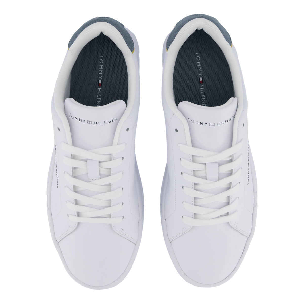 Contrast Heel Court Trainers