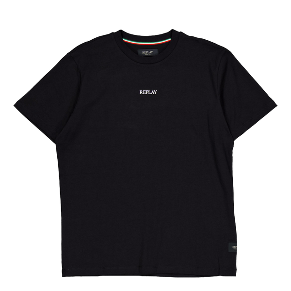 Replay Basic Logo Tee Black