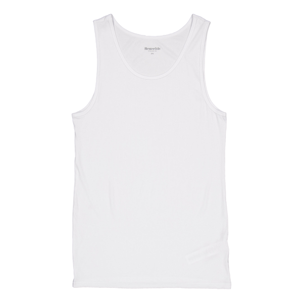 Tanktop 2-pack Bamboo White