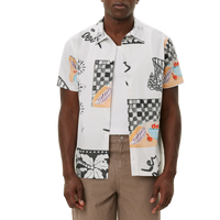 Kamar Aop Ss Shirt Light Ivory
