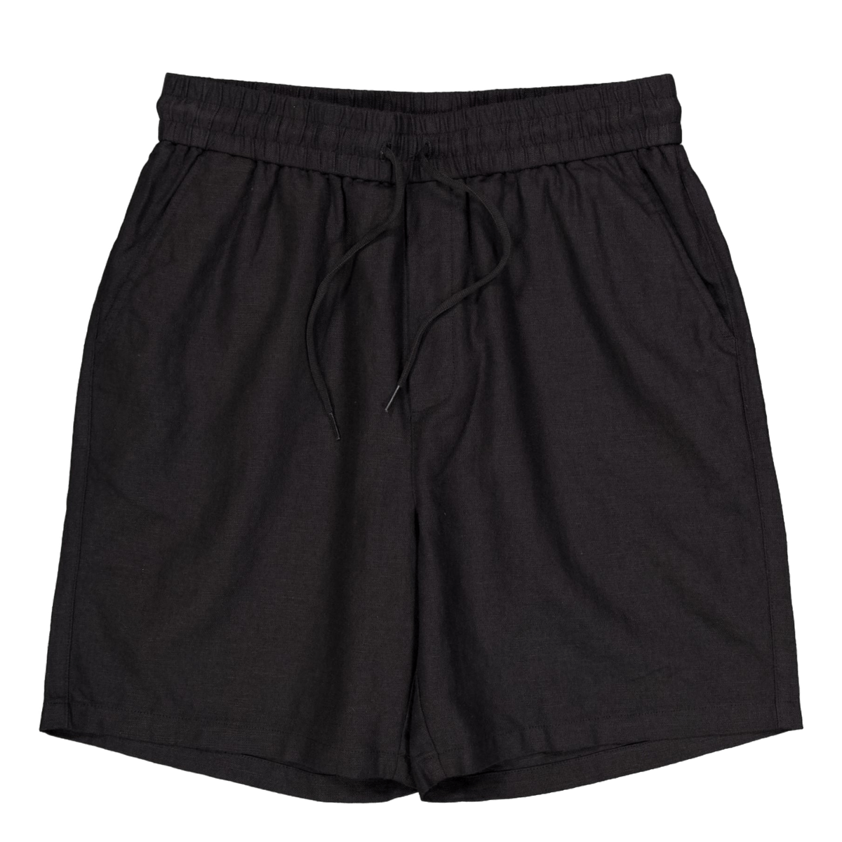 Otto Linen Shorts Black