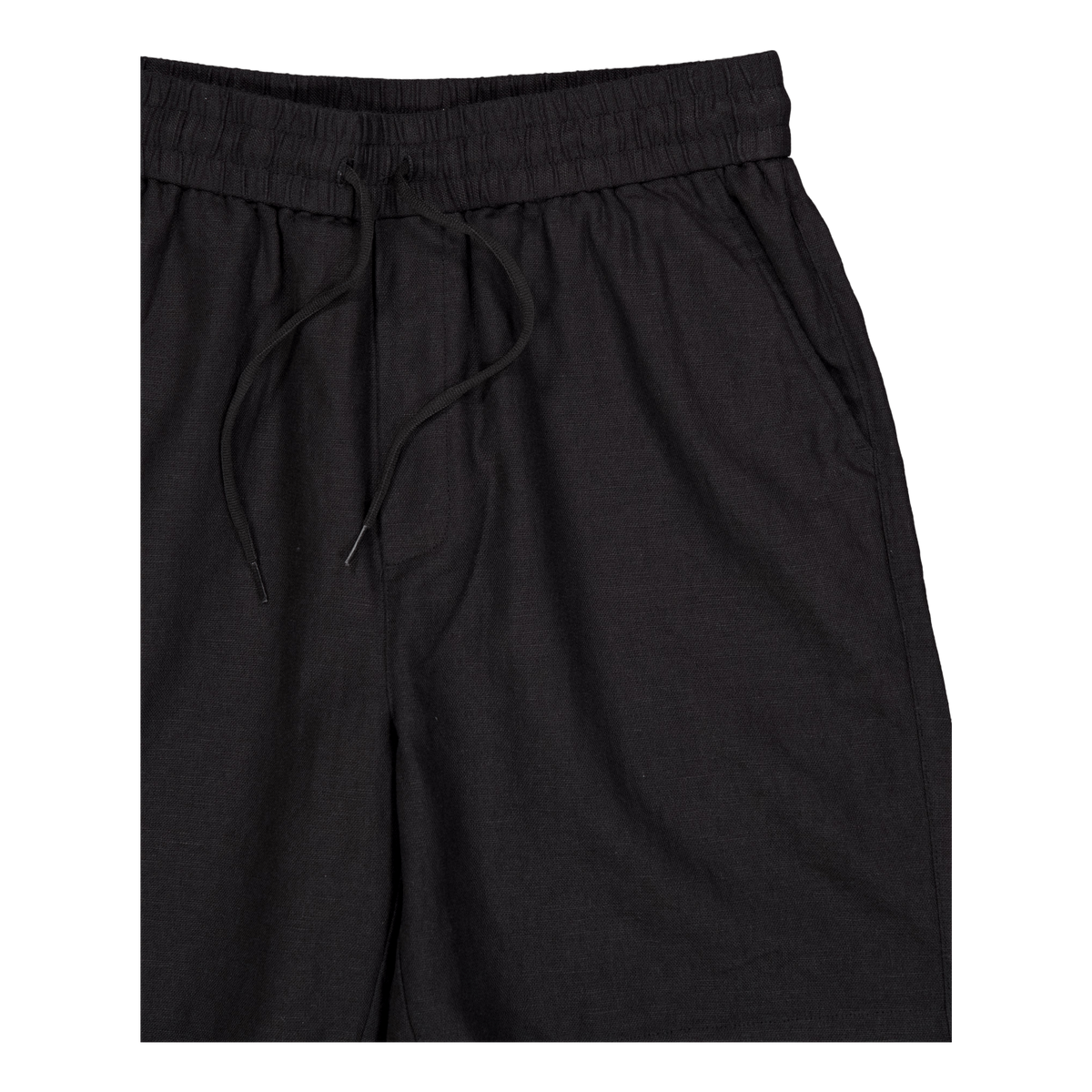 Otto Linen Shorts Black