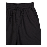Otto Linen Shorts Black