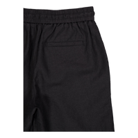 Otto Linen Shorts Black