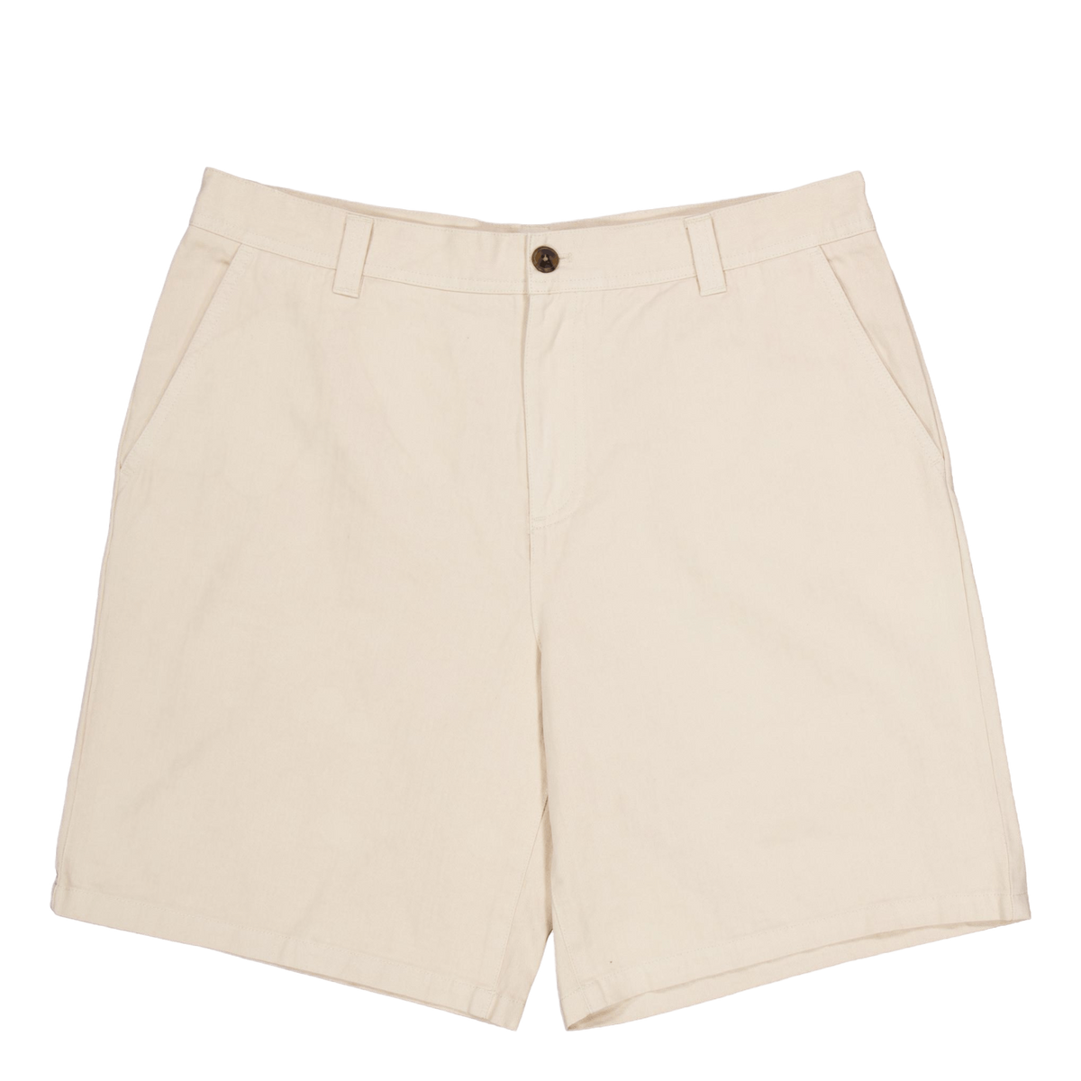 Kody Cotton Herringbone Shorts Ivory
