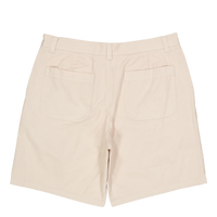 Kody Cotton Herringbone Shorts Ivory