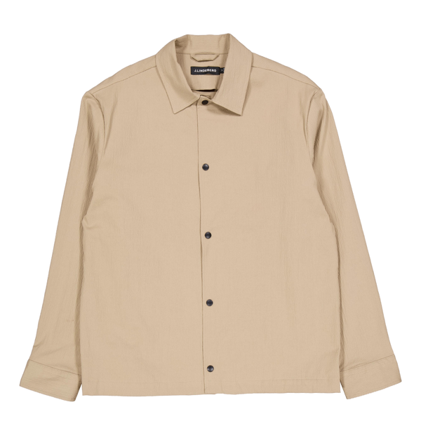 Celian Seersucker Overshirt Batique Khaki