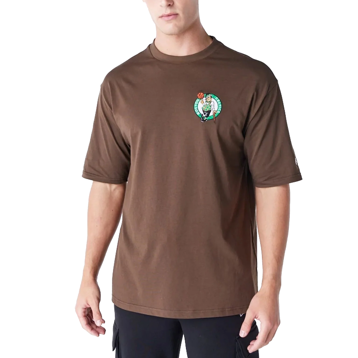 Boston Celtics Essential Dark Brown Oversized T-shirt