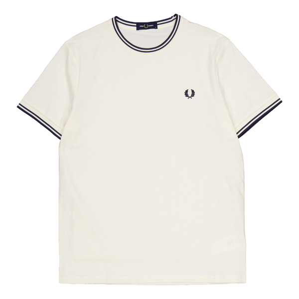 Twin Tipped T-shirt Ecru/tennis Blue