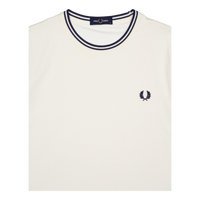 Twin Tipped T-shirt Ecru/tennis Blue
