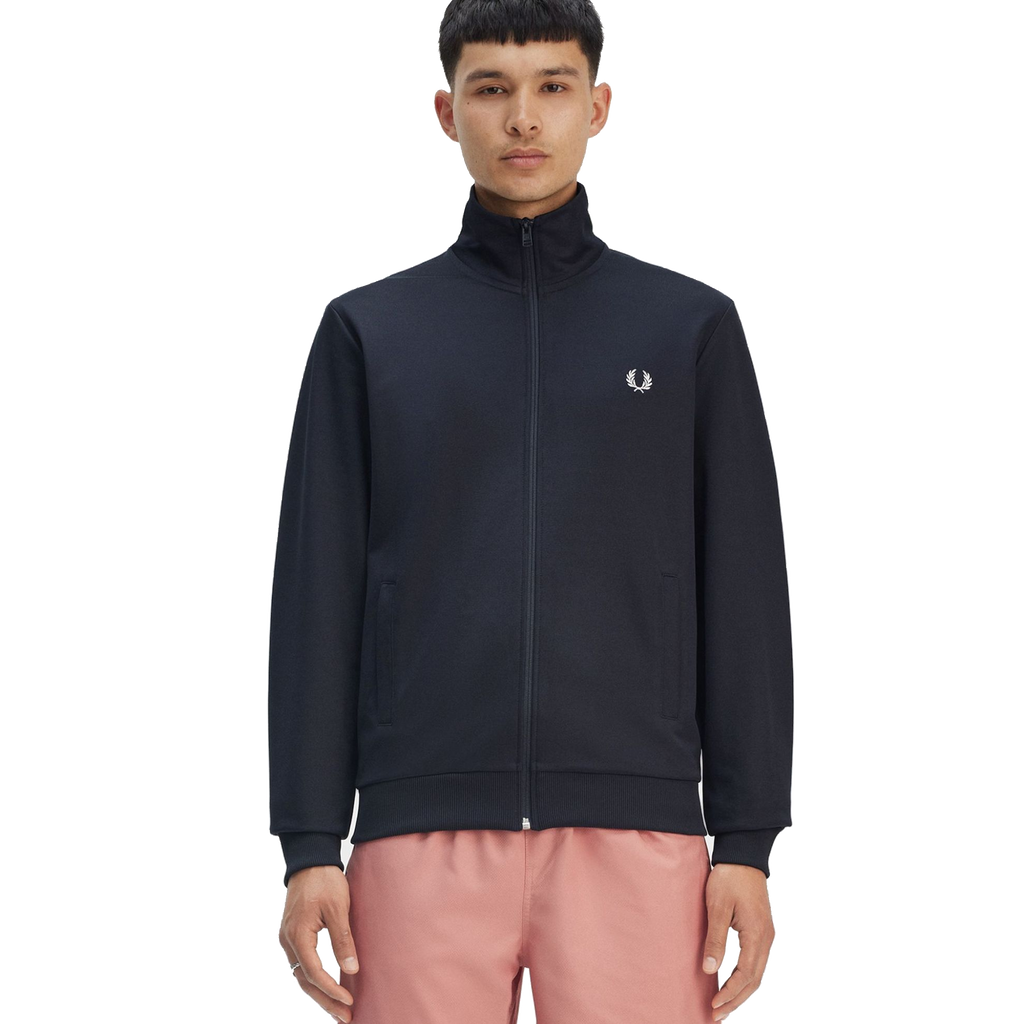 Classic Fred Perry Navy Mix Track Jacket UK L ML435 main image 1