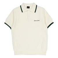 Contrast Polo Ecru/green