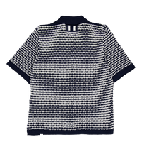Island Crochet Shirt Navy