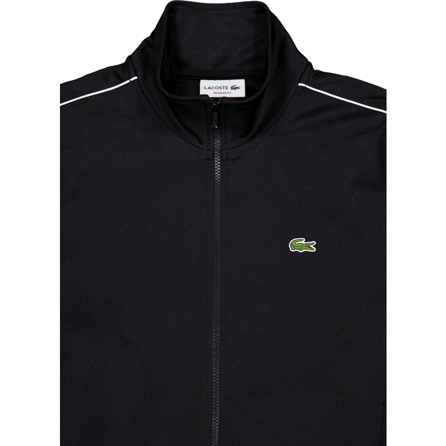 Paris Piqué Zip Front Track Ja Noir 031