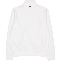 High Neck Zip-up Print Sweatsh White 70v