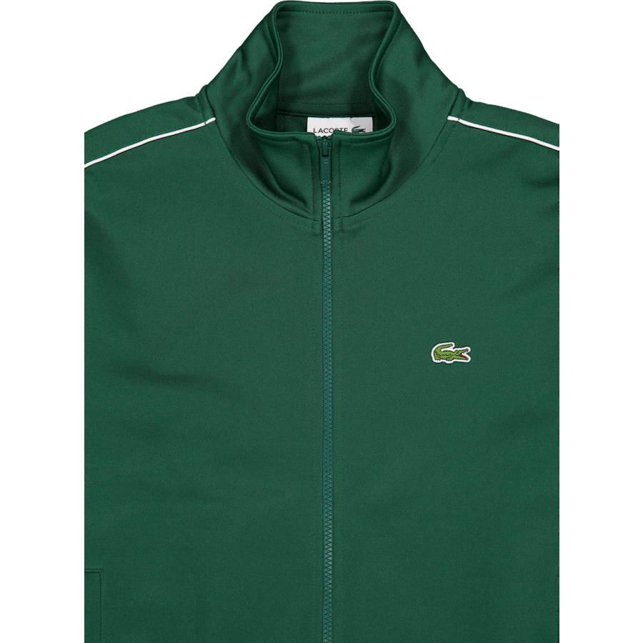 Paris Piqué Zip Front Track Ja Pine Green 132