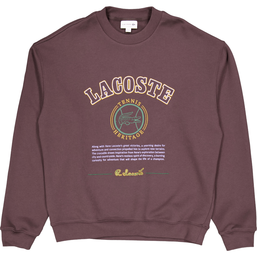 Heritage Embroidery Fleece Swe Brown Skb