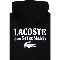 Multi Print Fleece Hoodie Noir 031