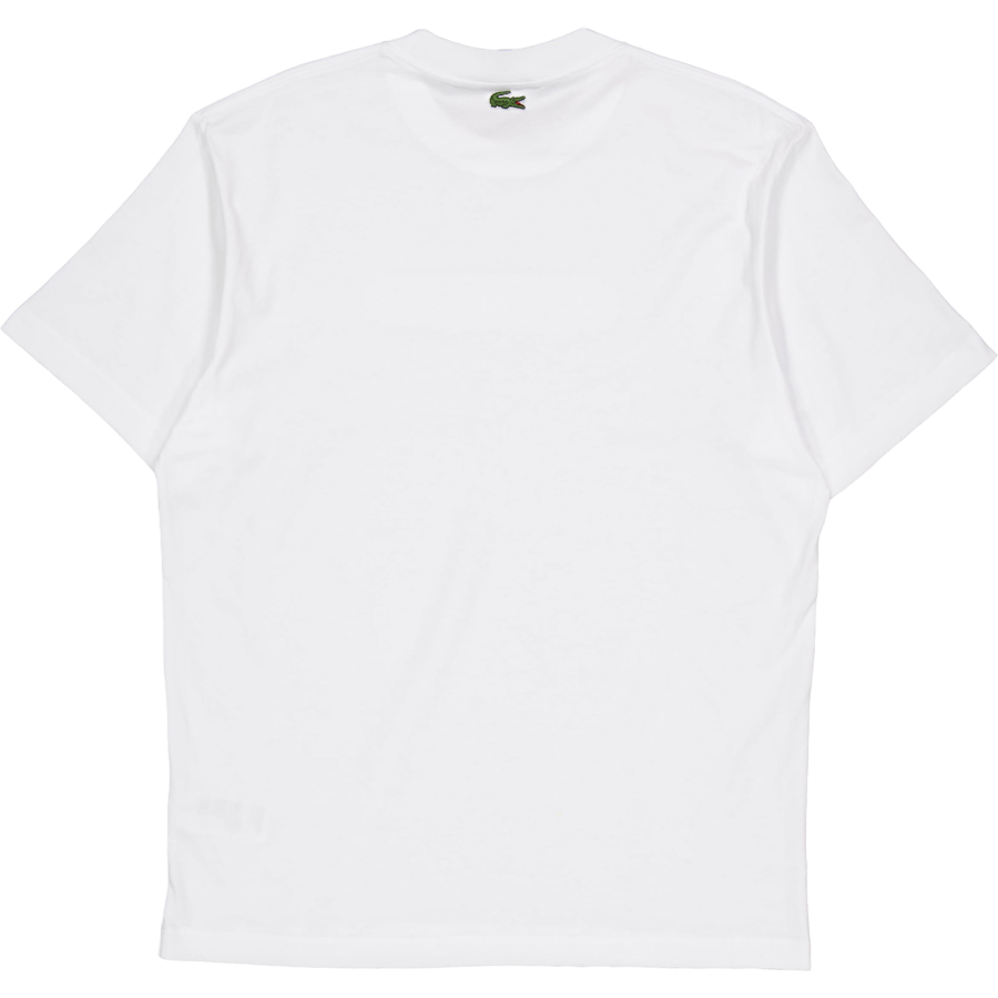 Embroidered Cotton T-shirt White 001