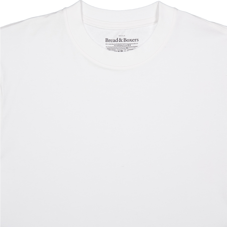 High Neck Tee White