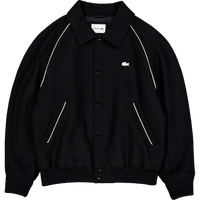Badge Accent Wool Varsity Jack Black