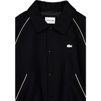 Badge Accent Wool Varsity Jack Black