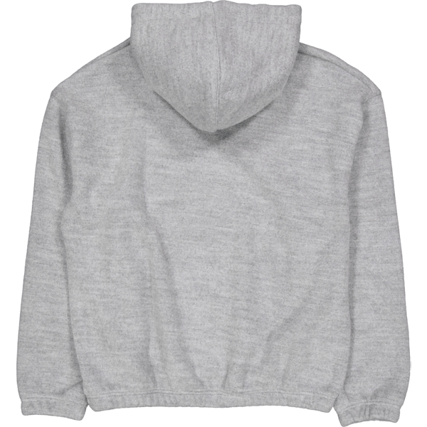 Embroidered Signature Hoodie Silver Chine